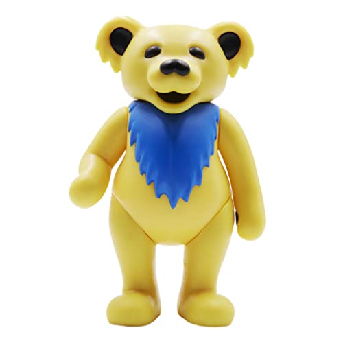 Super7 Grateful Dead Dancing Bear (Electric Yellow) 3.75 In Reaction Figure #TOP1