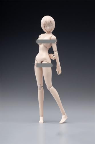 Image of Fremego 1 /12 Scale Female Action Figure,6inch Figure with Head Sculpt&Stand