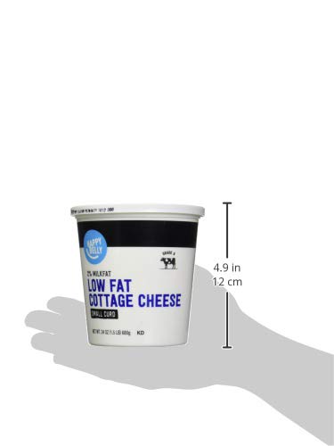 Amazon Brand - Happy Belly 2% Cottage Cheese, Small Curd, Kosher, 24 Ounce