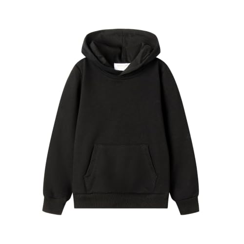 Image of Mud Kingdom Little Girls Boys Hooded Sweatshirt Jersey Cotton Pullover Fashion Spring Fall