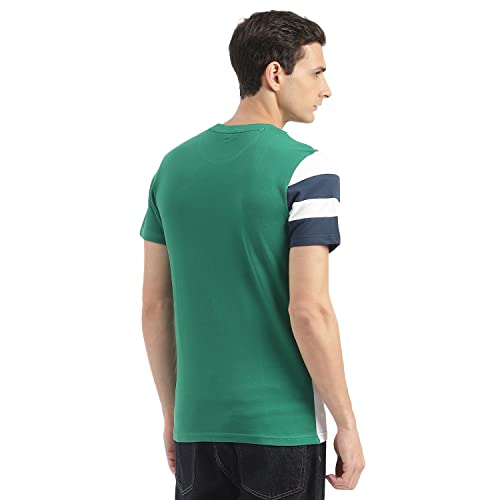Image of UNITED COLORS OF BENETTON Men's Cotton Printed Regular Fit T-Shirt