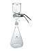 Wilmad BP-1825-090 Filter Apparatus, 47 mm Size, 500 ml Funnel Capacity/2L Flask