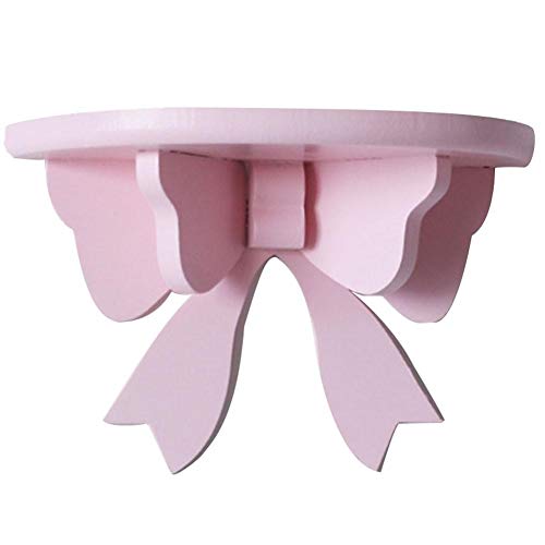 Keuyeo Étagère À Nœuds Mignonnes, Décoration De Chambre De Princesse, Étagère De Rangement Murale pour Chambre d'enfants, Décor De Fête d'anniversaire