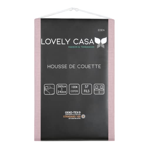 Funda nórdica 260x240 algodón transpirable para cama doble Eden 3