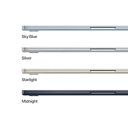 Apple 2026 MacBook Air 15-inch Laptop with M5 chip: Built for AI, 15.3-inch Liquid Retina Display, 24GB Unified Memory, 1TB SSD, 12MP Center Stage Camera, Touch ID, Wi-Fi 7; Midnight - Image 4