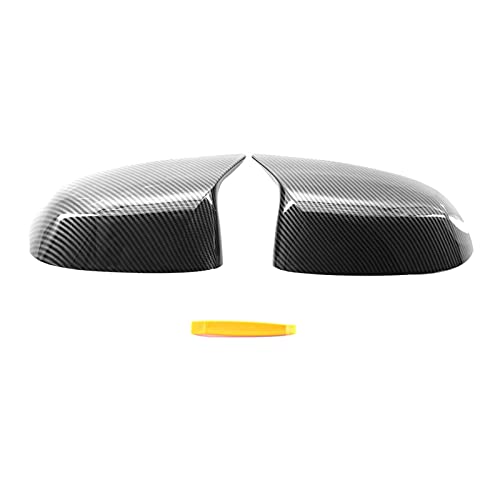 Meng Meng 1 Paar R&uuml;ckspiegeldeckel Cap Shell Fit Fit for BMW X3 G01 X4 G02 X5 G05 X6 G06 X7 G07 18-21 Seitenfl&uuml;gelspiegelabdeckung Deckel Auto-Accessoire.