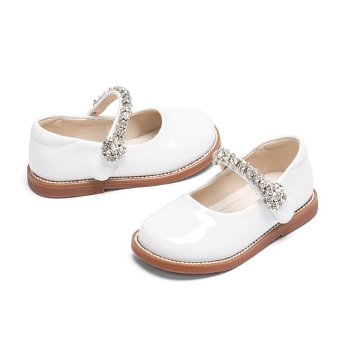 Image of PHIRAMIN Toddler Girl Mary Jane Dress Shoes-Little Girl School Uniform Shoes for Wedding Party