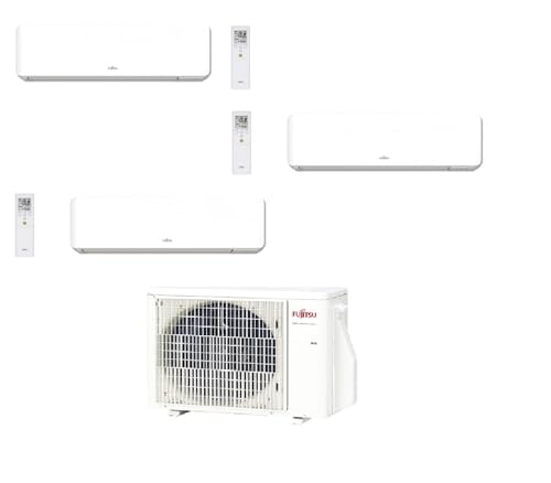 Pack Climatiseur ATLANTIC TRI SPLIT TAKAO M2 CONFORT 5,4 KW + 3 unités 2kw (3 x 20m2) A+++