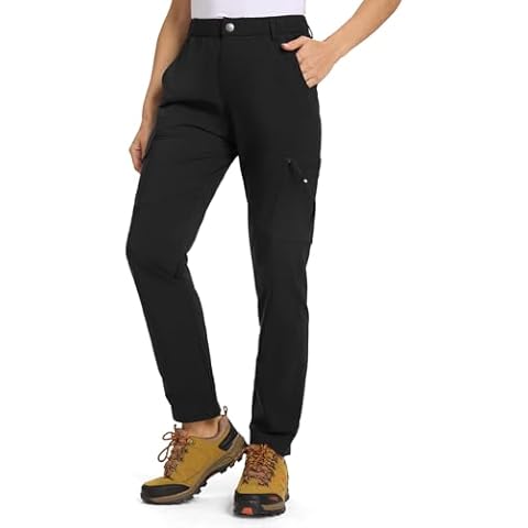 TBMPOY Women's Hiking Cargo Pants Cover