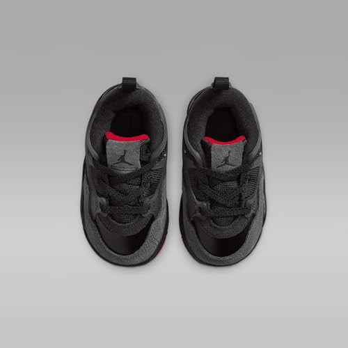 Jordan 4 RM Baby/Toddler Shoes (FQ7937-060, Black/Anthracite/Varsity Red)4