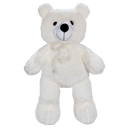 Image of Soft Teddy Bear 20 Inch (50 cm) - Adorable Huggable Plush Toy for Kids, Girls & Couples | Stuffed Animal Gift for Birthday, Valentine's Day & Home Decor Cream Color