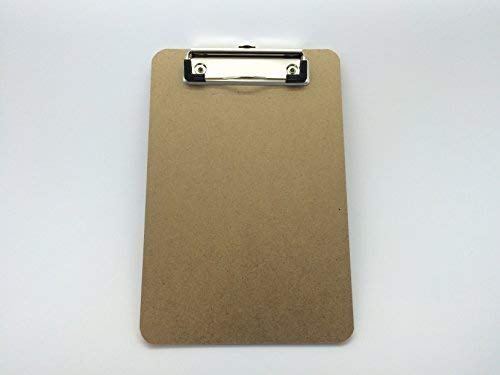 Planchette à pince en bois Format A5 qualité avec trou d'accrochage Cover