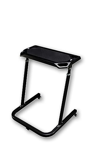 Leeze Boom Desk - Mesa Ajustable en Altura para el Entrenamiento de Ciclismo Indoor con Soporte Integrado para Botella, Toalla, Tableta y Smartphone