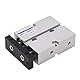 Luftzylinder, Aluminiumlegierung Pneumatischer Zylinder Materialtransportprodukte Doppeltwirkender Pneumatikzylinder Doppelstangen Doppelwellenzylinder Dichtungsluftzylinder Pneumatisch(TN16X10‑S)