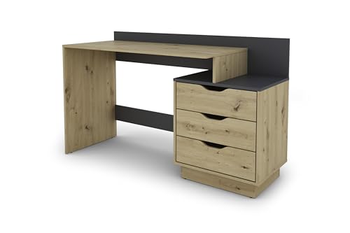 Bureau Belfast chêne artisan pour optimiser votre espace - 6