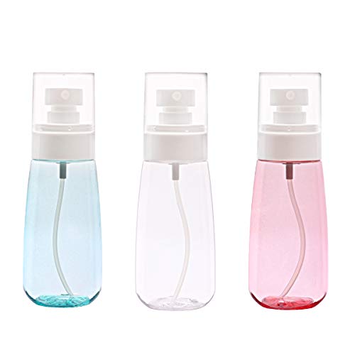Small Spray Bottles, Umoonfine Mini Spray bottles Travel Size with Fine Mist Sprayer 3.4oz/100ml Empty Spray Bottle Leak Proof for Essential Oils, Perfume, 3 Pack
