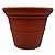 The HC Companies TEA17000E21 Terrazzo Round Pot, 17", Chocolate