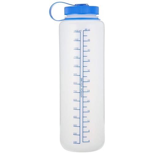 Nalgene HDPE Wide Mouth Water Bottle, Clear, 48 oz - Image 5