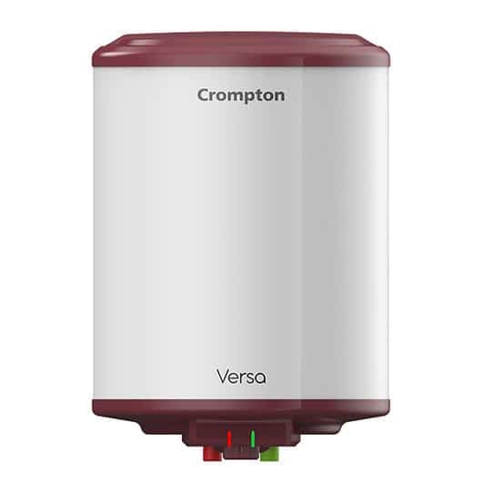 Crompton Versa Aswh-3510 10 L 5 Star Rates Storage Wall Water Heater(Geyser) With Free Installation (Superior Glasslined Technology, White, Maroon) Crompton Versa Aswh-3510 10 L 5 Star Rates Storage Wall Water Heater(Geyser) With Free Installation (Superior Glasslined Technology, White, Maroon)