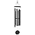 Corinthian Bells by Wind River – 44 inch Black Wind Chime for Patio, Backyard, Garden, and Outdoor Decor (Aluminum Chime) Made in The USA