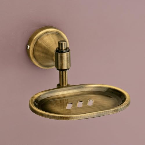 Image of Plantex (Primax) 304 Grade Stainless Steel Soap Holder Stand for Bathroom and Wash Basin Bathroom Accessories - Niko (Antique)