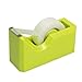 JAM PAPER Office & Desk Sets - 1 Stapler & 1 Tape Dispenser - Lime Green - 2/Pack