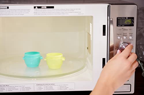 Melii Snap & Go Baby Food Storage Containers With Lids, Snack Containers, Freezer Safe - Set Of 6, 2Oz #TOP6