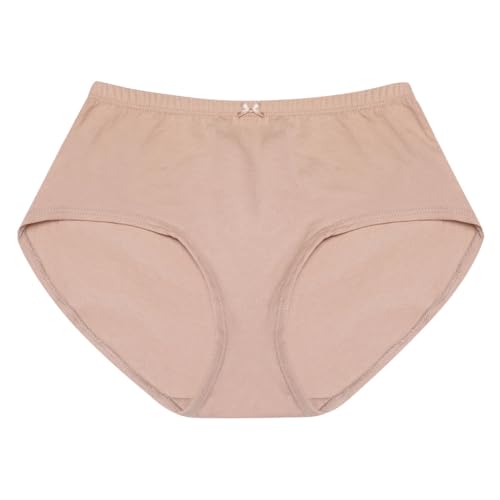 Image of NYKD (NYP104 Comfortable & Breathable Cotton Panty Set for Women (Pack of 3) | High Rise & Full Coverage Brief with Anti Odor Properties | Super Soft & Concealed Elastic for All Day Comfort