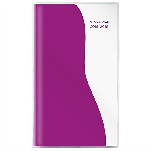 AT-A-GLANCE Academic Year Monthly Pocket Planner, July 2016-2018, 2 Year, 3-5/8
