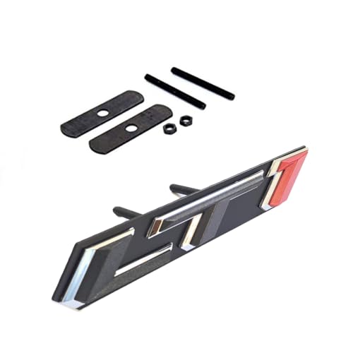 Image of 1PC Grille LT1 Emblem 3D Side Door Badge Sticker Letters Nameplate Compatible with 2017-2024 84534516 SS LT1 Chrome