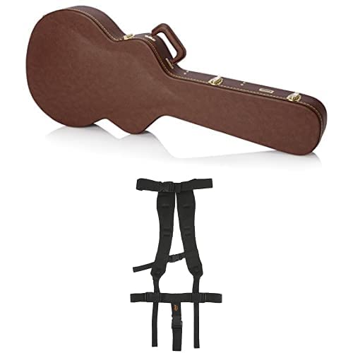 ギターケース ブラウン Semi-Hollow Guitar Deluxe Wood Case-GW-335-BROWN - Gator Cases