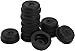 Myuiao 10 Pcs Black Aquarium Air Pump Diaphragm, Aquarium Diaphragm Air Pump Accessories EPDM Rubber Oxygen Pump Replacement Parts for Aquarium Fishing Oxygen Pump,Aquarium Pumps and Filters