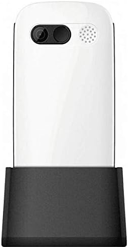 Maxcom MM471 Senior Portable Phone placed in its charging dock.