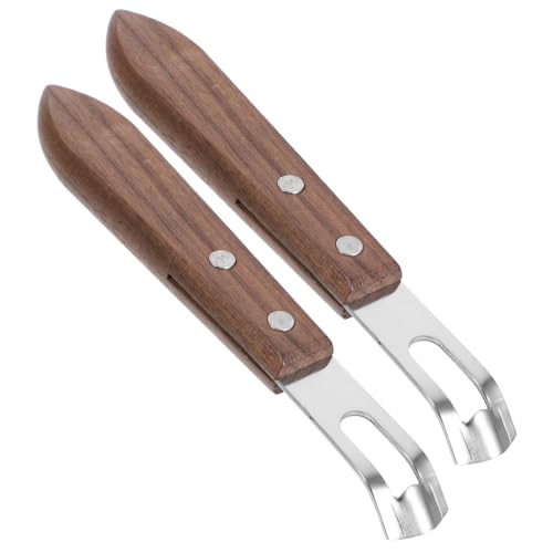 Ralladores de acero inox. y mango de madera 2 piezas miniatura 1