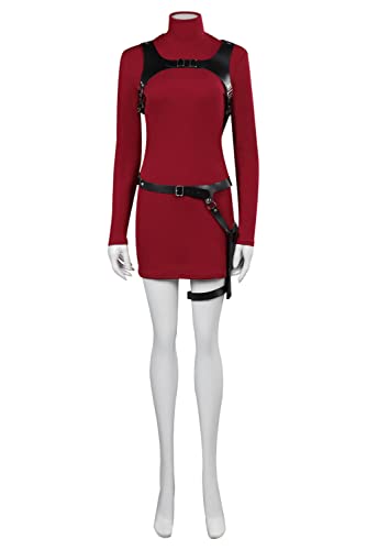 Harness Shoulder Holster Cosplay Harness Gun Bag Black PU Leather Adjustable Waist Belt Set2