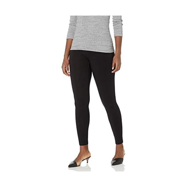 Hue Women's Ultra Legging with Wide Waistband - Medium - Black