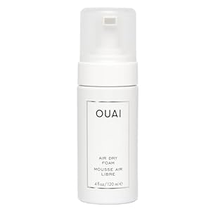 OUAI Air Dry Foam – Hair Mousse for Curly Hair & Beach Waves – Conditioning & Detangling With Kale and Carrot Extract – Paraben, Phthalate and Sulfate Free Curly Hair Products (4 Oz)