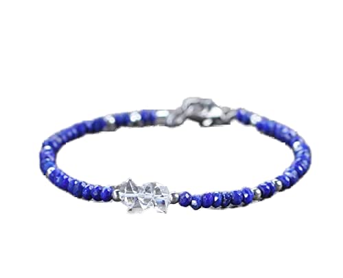Bracelet lapis-lazuli style bohème chic pour un look quotidien unique