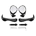 Bar End Mirror Set 18-22 Mm Handlebar Compatible With Automotive Motorcycle Parts Brutale 800 Dragster