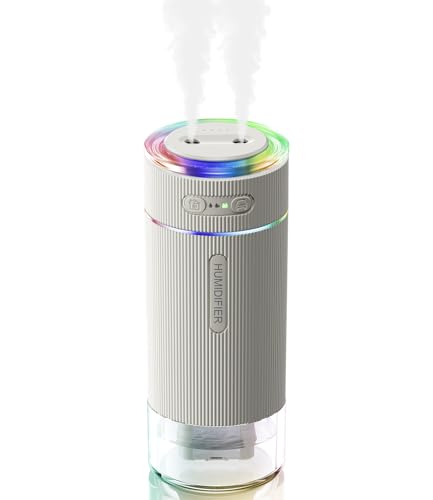 WSKEN Portable Small Humidifier with Dual Nozzle