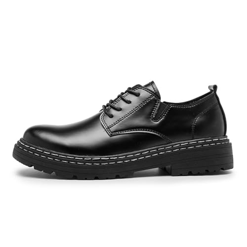 Dress Shoes for Men Men's Retro Luxury Leather Oxford Shoes Breathable Handmade Casual Sneakers Stylish Platform Boots