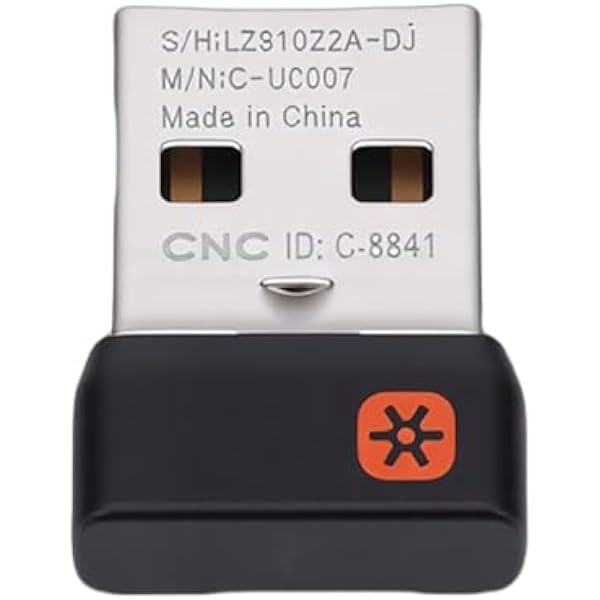 XUMIUZIY Odbiornik Klucza USB dla MK235 MK245 MK270 MK275 MK295 MK315 MK345 MK470 Zestawy Klawiatury i Myszy, Bezprzewodowy Odbiornik USB 2.4G Unifying