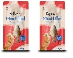 Reflex Plus Meat Fıllet Uskumrulu Ödül Maması 30 G (2 paketi)