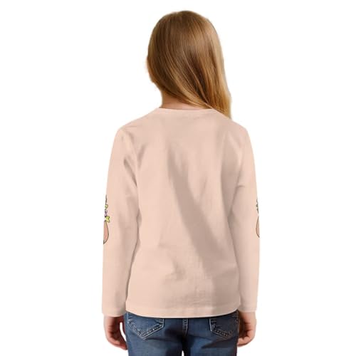 Ystardream Girls Long Sleeve Shirts Crewneck Winter Tops with Tie Hem Fall Clothes4