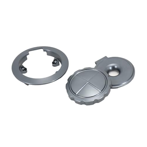 Bouchon d'essence étanche en alu CNC au design moleté pour réservoir de moto Nine T Racer