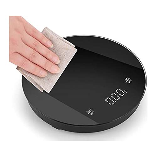 JINGYAN Báscula de Cocina A 0.1 gram Precision Multifunción Cocina Escala de cocción, para Nutrición y Preparación Comidas, Tamaño: 15 cm * 15cm 2.5cm, PCS
