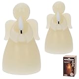 Fabriquée à partir de cire véritable, la bougie avec fonction minuterie est trompeusement réaliste et apporte le charme des bougies de Noël classiques sans gouttes ni suie.