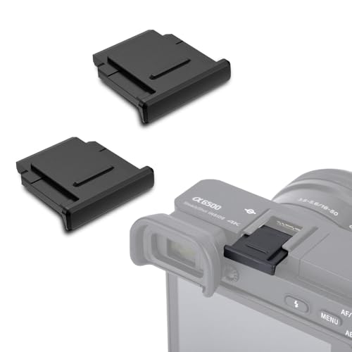Image of 2PCS Camera Hot Shoe Cap Protector for Sony ZV-E10 A6000 A6100 A6300 A6400 A6500 A6600 A6700 A1 II A7C II A7CR A7V A7IV A7III A7R V IV III A7S III ZV-1 II ZV-E1 A9 A9II A99 II RX10 VI III & More