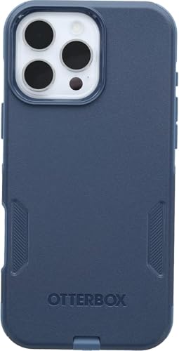 Coque iPhone 16 Pro Max OtterBox Commuter rigide silicone bleu layette - 3