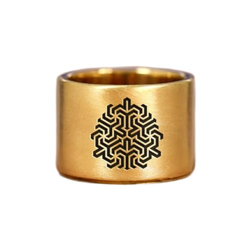 Bague large labyrinthe hypoallergénique contre les irritations